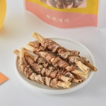 뽀뽀제과 오래먹는 강아지껌 한우우피 고기말이 : 뽀뽀제과 BBOBBO