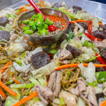 신림동 순대타운 장가게 백순대 양념순대 2인분 : 모두다봄