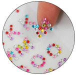 큐빅비즈스티커(알파벳) : 핸디몰공예