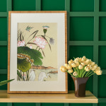 연화도 1 민화 도안 연꽃 그림 그리기 diy 일반용지 중형 : 아트제작소