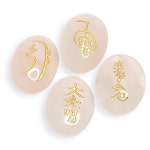 젠힐링샵 장미수정 레이키 핸들스톤 세트 : 젠힐링샵