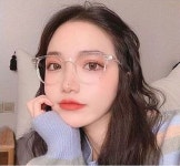 투명뿔테 블루라이트차단 빛번짐 얼굴형에맞는 안경 : TED 안경