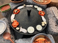 통주물 솥뚜껑고기판 50cm~65cm : 무쇠주물공장