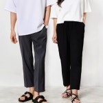 여성 시원편한 일팬츠 작업바지 작업복 운전식당배달농사 등산낚시 밴딩스판 빅 트레이닝 헬스 : 발효커피