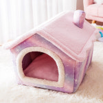 강아지 고양이 숨숨집 애견 이불 침대 곰돌이 하우스 S : 멍멍군나비양