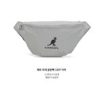 캉골 제리 라지 슬링백 1297 힙색 블랙 카키 : 무아샾