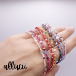 [원더워터] 알루시 쁘띠플 팔찌 매듭 핸드메이드 원석 팔찌 : Wonder Water