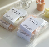 소이캔들 캔들스티커 직사각땡큐 디퓨저 포장 상호명스티커 30매 (55x80mm) : 프롬율