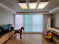 진해 신흥동 블루빌 아파트, 쉬폰커튼은 늘 옳습니다-!! : 데코인 홈