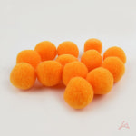 폼폼 주황 30mm 폼폼이 볼 퍼볼 공예 DIY 칼라솜 미술 준비물 뿅뿅이 만들기 솜방울 : 티끌상점