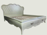 루이가구 그레이 킹침대 (3300-1 KG) 엔틱 앤틱 킹침대프레임 슈퍼싱글 주문제작가능 : 루이가구