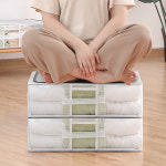 [단독] 침대밑수납 언더베드리빙박스 패브릭수납함 이불보관함 보관팩 이불정리함 30L : 무타공마켓