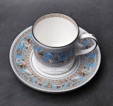 웨지우드 플로렌틴 터콰즈 커피 캔 : POSH GARDEN