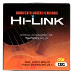 하이링크 통기타줄 세트/Hi-Link 통기타현 GSA 1252/국산 어쿠스틱 기타 스트링 : 한이가게