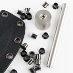 Kydex 홀스터 칼집 구멍 설정 도구 키트 eyelets 6mm 7mm DIY 손 도구 세트 : 미리내공방