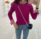 22S/S)폴로랄프로렌 우먼 라운드 케이블니트 : 바이찬스