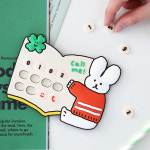 귀여운 고양이 토끼 일러스트 PVC 재질 입체적 볼륨감 숫자칩 논슬립 주차번호판 : 트윙클 마켓