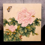 공필화 목단 민화 그리기 키트 DIY : 72page