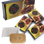 한방 홍삼비누 3p (70g 미용비누 개별포장 사포닌 한방비누 세수 클렌징비누 홍삼비누) : 파크무역