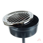 스탠드 재떨이 블랙 업소용 야외용 흡연실 건물 흡연구역 PC방 당구장 호텔 간이 : 티끌상점