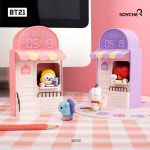 로이체 BT21 베이비 LED 디지털 탁상시계 마이리틀버디 카페모형 알람기능 사운드 : 디엔케이샵