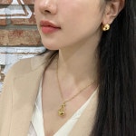 골든볼 귀걸이 / Golden Ball Earrings : 르메앙