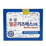 상처드레싱 멸균거즈 약국거즈 수성 멸균 거즈 엔 5cm : 제이엠팜