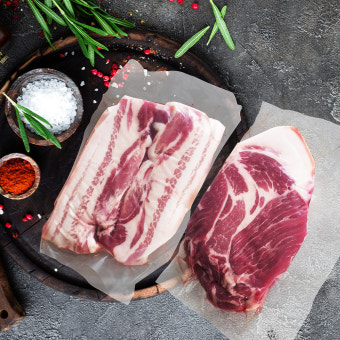 제주에서 직송 프리미엄 제주 백돼지 오겹살 목살 500g : FRESHJEJU
