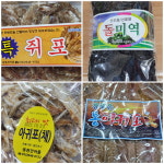 동해안 건어물 싱싱하고 맛있는 아귀채 통아귀포 돌미역 쥐포(9마리) : 동원건어물