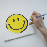코메샵 노랑스마일씨 꽃스마일씨 스마일 DIY 그림 그리기 키트 세트 : 코메샵