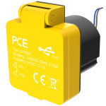 USB 충전 소켓 IP54 [2개의 모바일 장치 동시 충전 및 전원 공급용] U25050 : PCE 공식 온라인 스토어