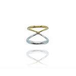 볼드 투톤 트윈 R (Bold Two Tone Twin Ring) : 비아케이스튜디오