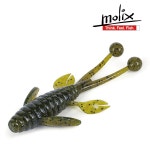 몰릭스 프리키 플렉스 3인치 Molix Freaky Flex 3 플로팅 배스 웜 : 손피싱