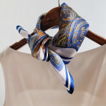 실크 스카프 젠탱글 고급 SILK100 쁘띠 A1014 : LANIC U 라닉유