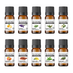 퓨어 100 유기농 아로마오일 10ml x 2개묶음 프리미엄 에센셜 오일 아로마테라피 : 레몬앤선샤인