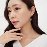 볼라레 결혼선물 큐빅 롱 드롭귀걸이 (spe630) : 볼라레 노원점