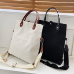 여자 캔버스 크로스 숄더백 2컬러 대학생 캐주얼 데일리 핸드백 가방 오피스룩 나들이 외출 : 더어반팩토리