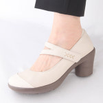 7cm G4245 지쎄수제화 엄마구두 메리제인 키높이 가보시굽 50대 255 빅사이즈 : 미즈걸