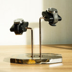 헤리티지원 시계거치대 천연 대리석 2구 손목시계 거치 스탠드 : 릴랙세이션