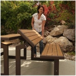 라이프타임 - 테이블 벤치 접이식 테이블벤치세트 투인원 코스트코 : 빌리마켓종합렌탈