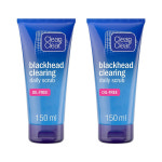 Clean & Clear Blackhead Clearing Daily Scrub 클린 앤 클리어 블랙헤드 클리어링 스크럽 150ml 2팩 : 어라운드더월드