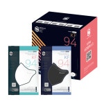 라이트슈가 KF94 50매 가볍고 얇은 새부리형 황사 방역 보건용 마스크 : 레비비커머스