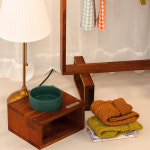 강아지 고양이 높이선택 문구각인 식기 식탁 밥그릇 멀바우 칼라도자기 만장식탁 : 캣토피아