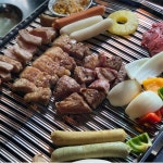 통나무닭갈비 고기 찍어먹는 닭구이 소스 : 봉쥬르유미