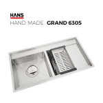 한스싱크 핸드메이드 싱크볼 GRAND 6305 사각싱크볼 : HANSMALL