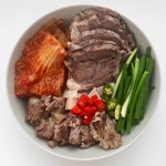 삶은 돼지머리고기 한마리 3.5-4.5kg 비절단 머릿고기 순대 부속 국밥 재료 국내산 : 어양토속순대