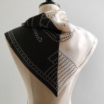 실크 스카프 홀스펀칭 고급 SILK100 쁘띠 A1017 : LANIC U 라닉유