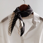 실크 스카프 홀스펀칭 고급 SILK100 쁘띠 A1017 : LANIC U 라닉유