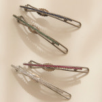 제이로렌 큐빅 일자 슬림 라인 헤어 딱핀 H0714 : 제이로렌