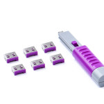 스마트키퍼 USB 포트락 세트 6P + 락키 포트 보안 차단 잠금 장치 시스템 물리보안 감사 : 스마트키퍼 에센셜 공식몰